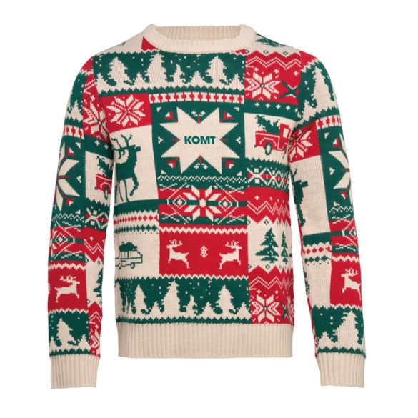 SHIMIS, Pull de Noël tricoté S-M