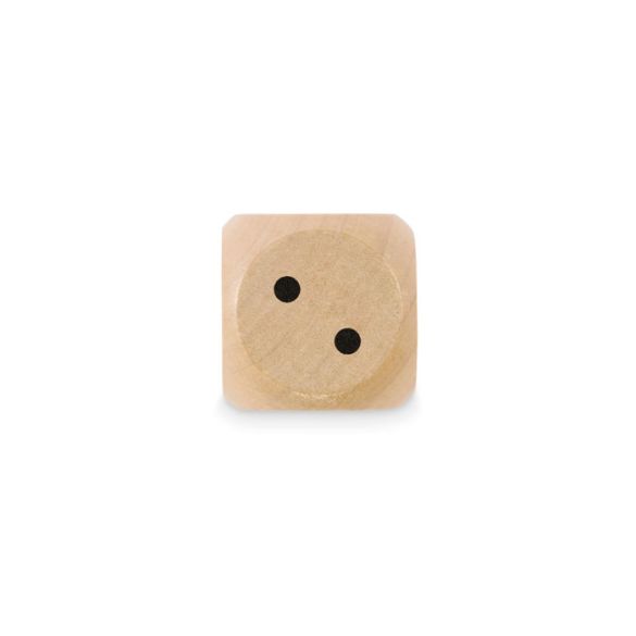 DADIN, Dés en bois Schima 3cm dia