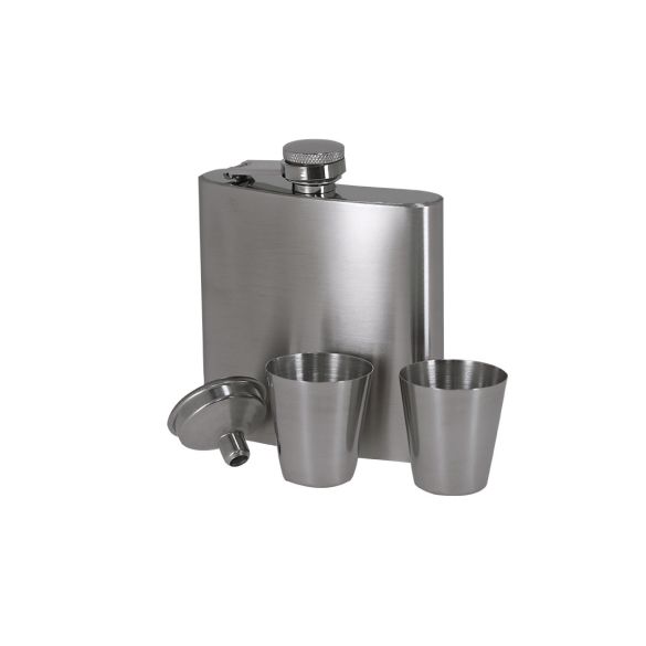 Set flasque 175ml avec verres "Flaskly"