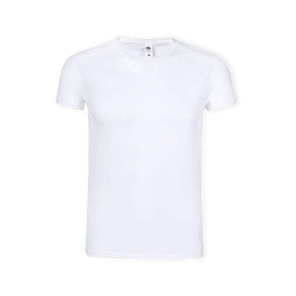 T-Shirt Adulte Blanc Iconic V-Neck