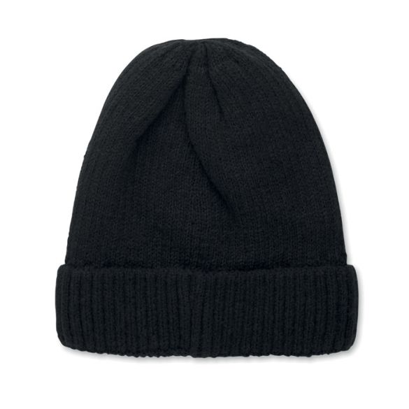 PUNTOS, Bonnet tricoté avec revers