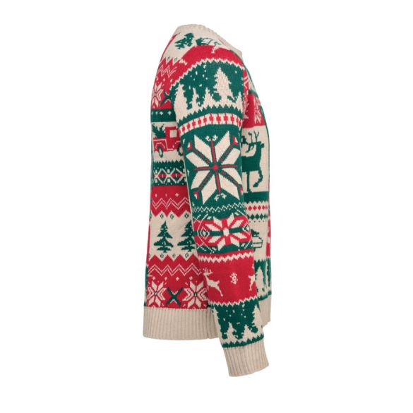 SHIMIS, Pull de Noël tricoté S-M