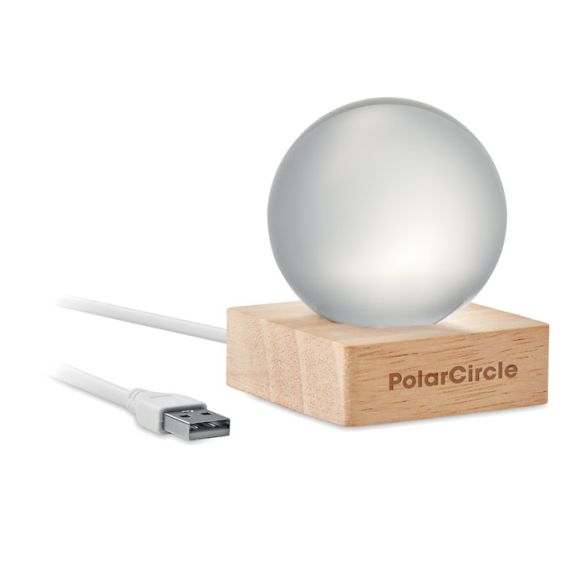 LIGHT, Sphère en verre LED