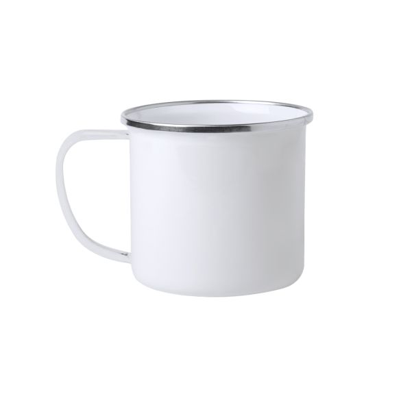Tasse métal vintage marquage sublimation 380ml "Leo"