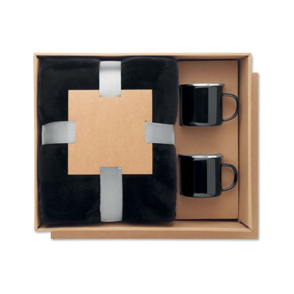 AGRADABLE, Ensemble couverture et 2 mugs