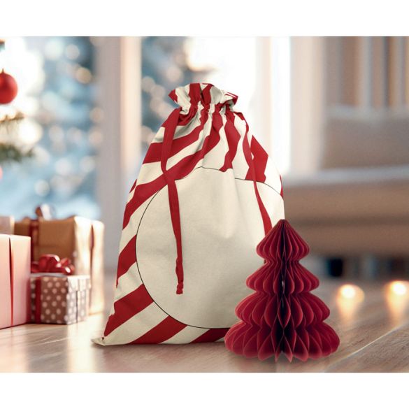 LAUKKU, Grand sac coton Père Noël