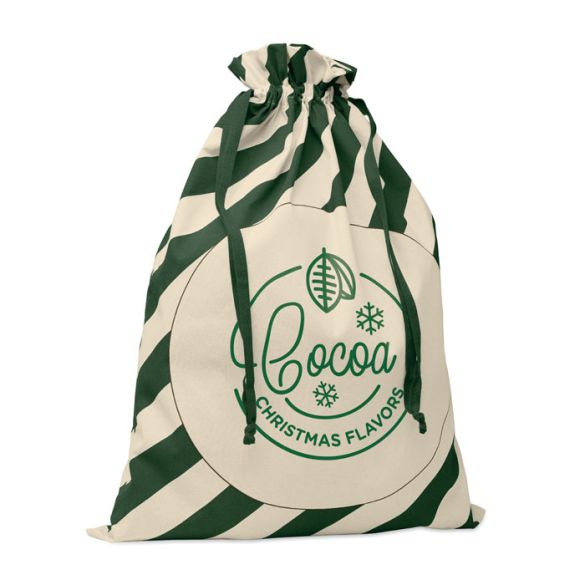 LAUKKU, Grand sac coton Père Noël