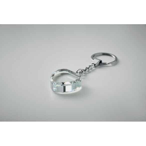 HEARTWARD, Porte-clés cœur en verre