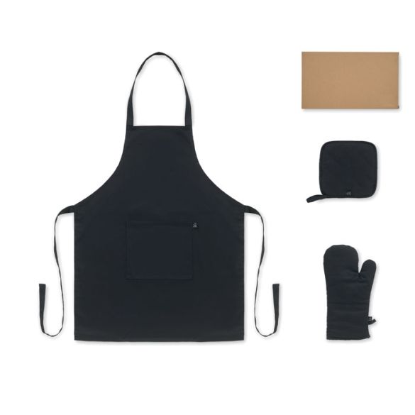 GALA SET, Set de cuisine en coton recyclé
