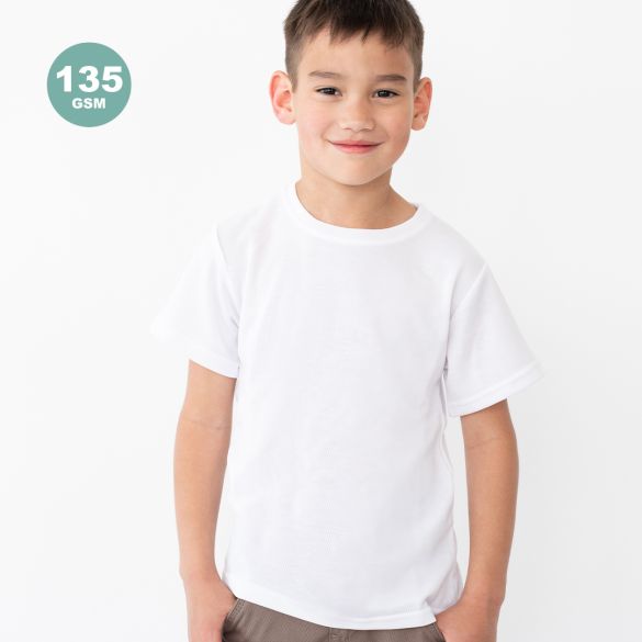 T-Shirt Enfant Blanc Hecom