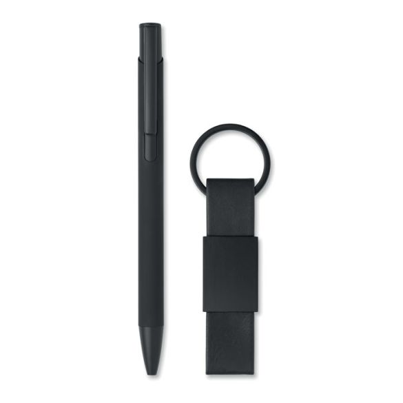 ESCRI SET, Set stylo à bille et porte-clés en