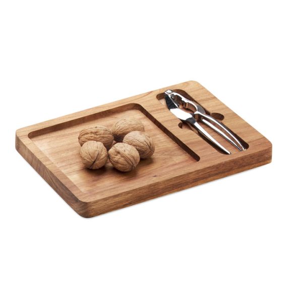 NUTPLATE, Set de casse-noix en acacia