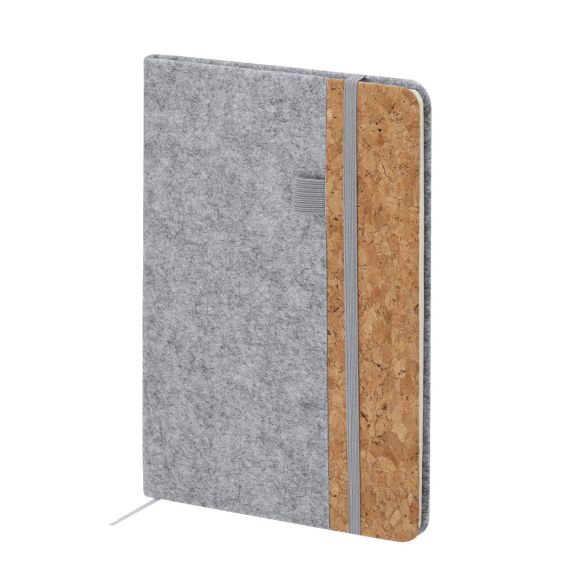 Carnet A5 feutrine et liège "Colcentir"