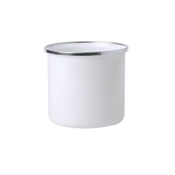 Tasse métal vintage marquage sublimation 380ml "Leo"