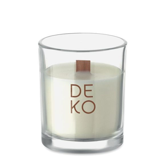 KIVAS WOOD, Bougie en cire végétale 80 gr