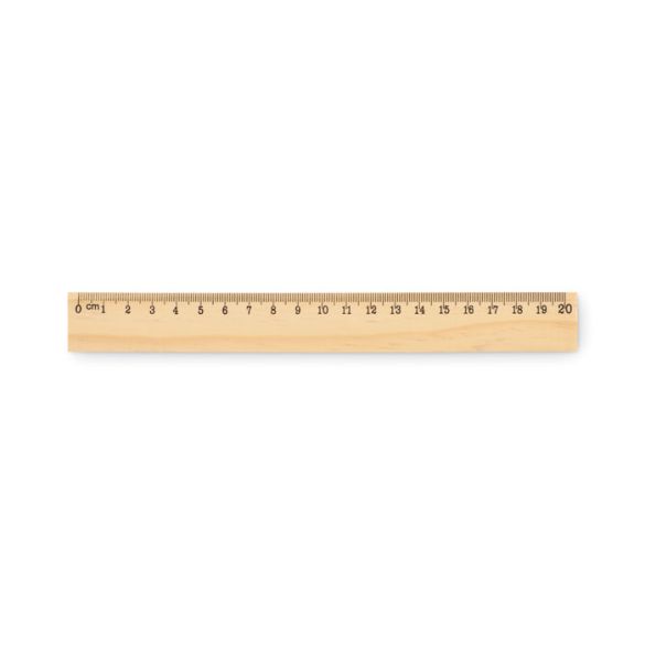 RULER20, Règle en bois 20cm