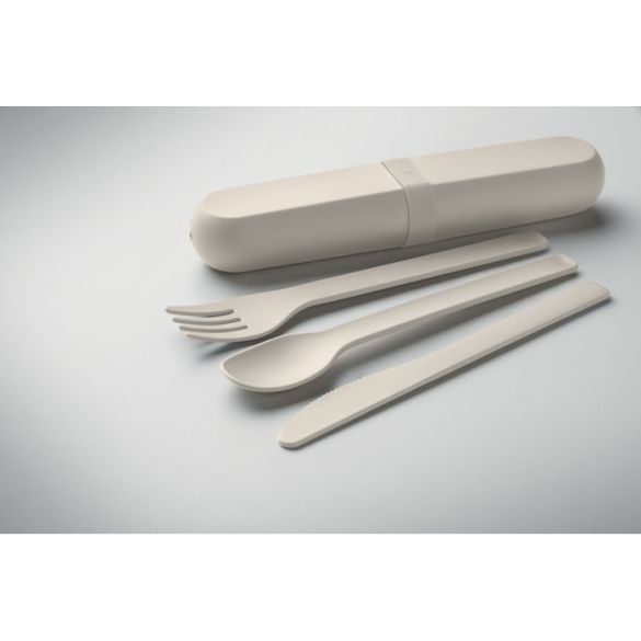 BITEFUL, Set de couverts et étui en PLA