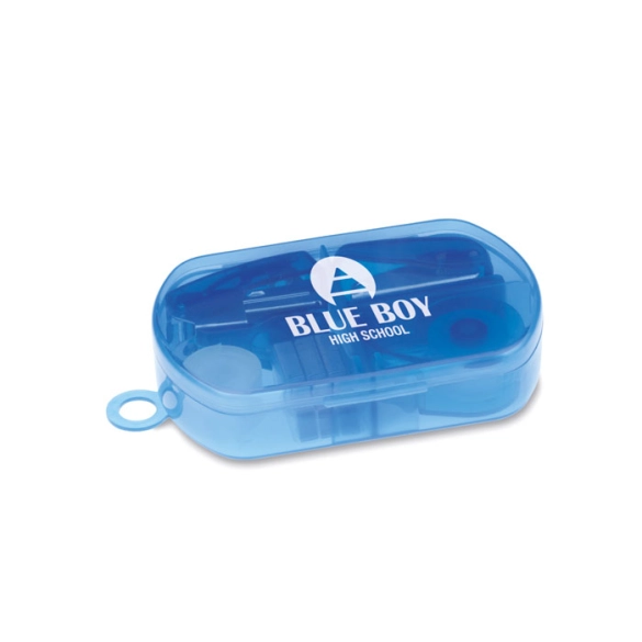 BUROBOX, Set papet. en boîte plastique