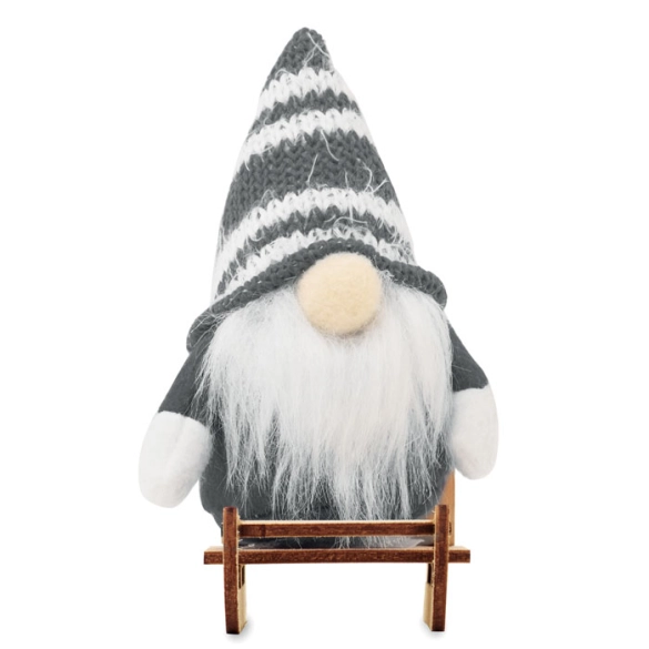 FROSTY SLEIGH, Lutin sur un traîneau en bois