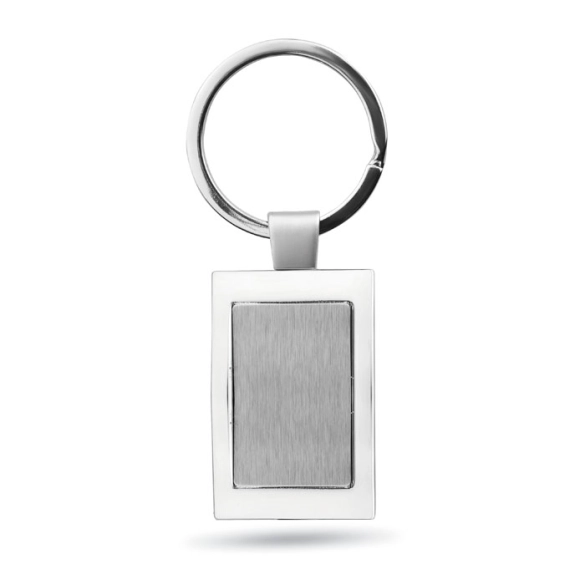 Porte-clés rectangulaire métal "Varo"