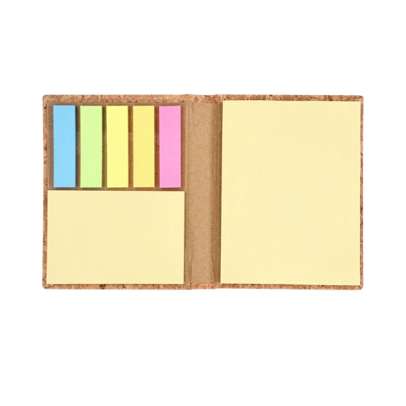 Bloc-notes post-it en liège "Ronfana"