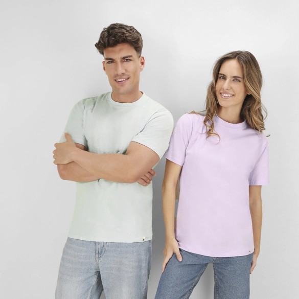 T-Shirt coloris pastel en coton bio 150gr "Meivar"