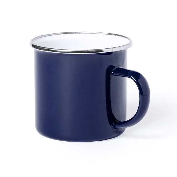 Tasse métallique design rétro 380ml "Larenda"