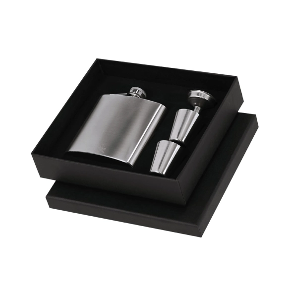 Set flasque 175ml avec verres "Flaskly"