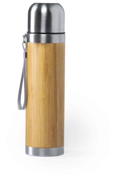 Bouteille thermos finition bambou 420ml "Cambrai"