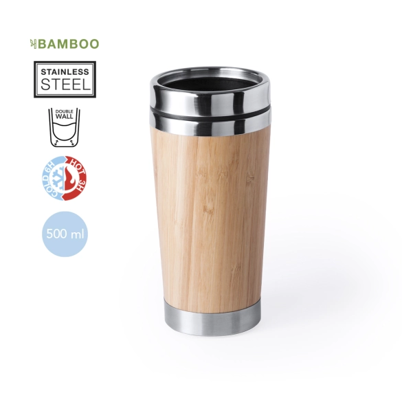 Mug isotherme de voyage 500ml "Ristocrate"