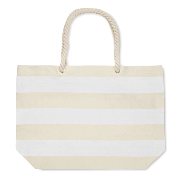 Sac de plage bicolore en coton 220 gr "Emma"