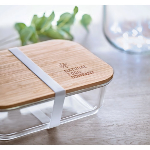 TUNDRA LUNCHBOX, Lunchbox en verre et bambou