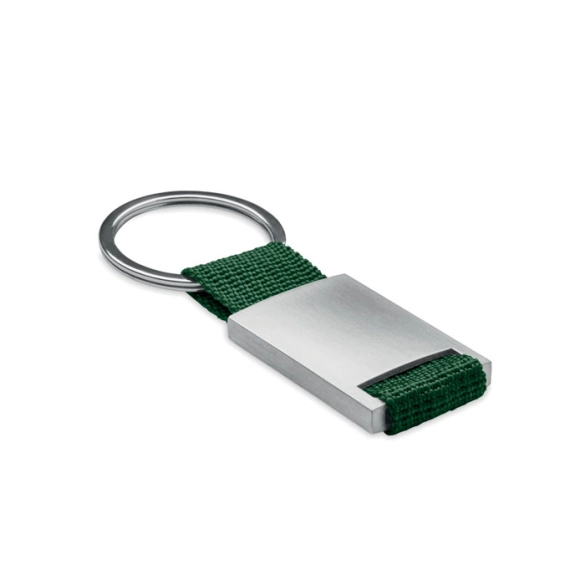 Porte-clés rectangulaire métallique "Bratara"