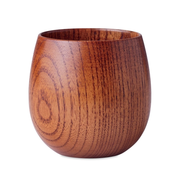 OVALIS, Gobelet en bois de chêne 250 ml