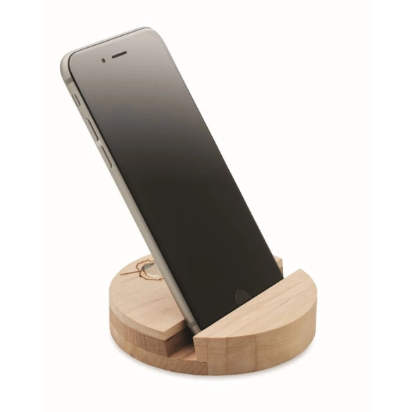 GROW ROUND STAND, Support de téléphone en bouleau