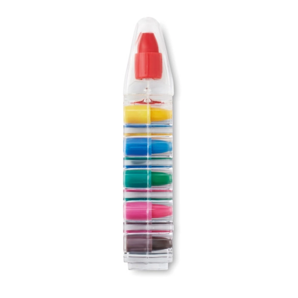 Set 6 crayons de cire "Memof"