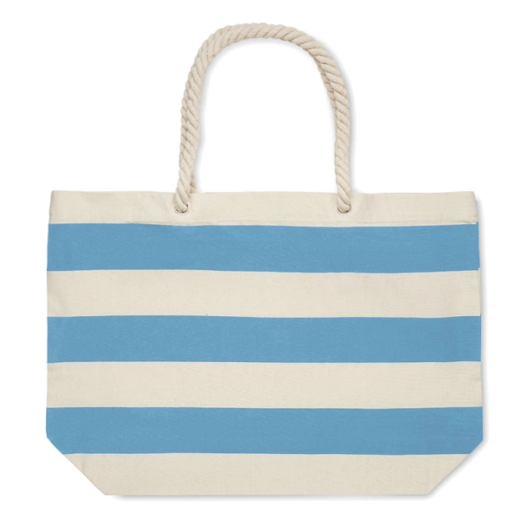 Sac de plage bicolore en coton 220 gr "Emma"