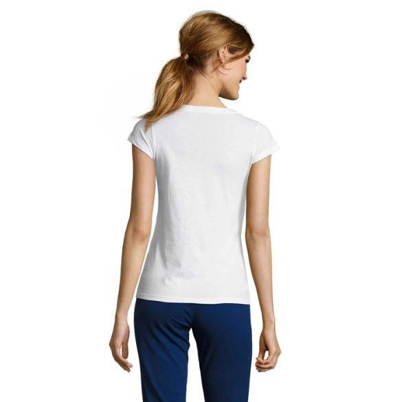 T-shirt femme col en v 150gr "Louise"