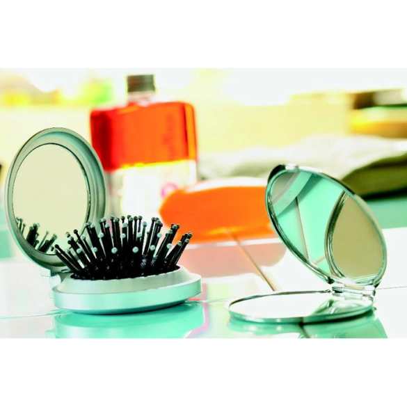 Brosse et miroir pliable "Zivan"