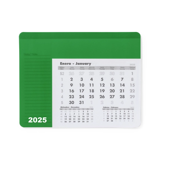 Tapis Souris Calendrier Rendux