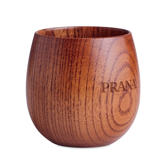 OVALIS, Gobelet en bois de chêne 250 ml