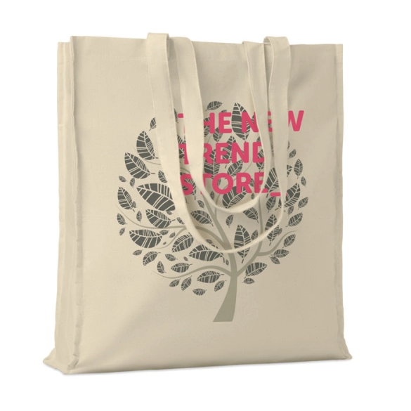 Sac shopping coton 140gr avec soufflet "Betty"