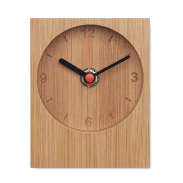 CLAMBU, Horloge de table en bambou