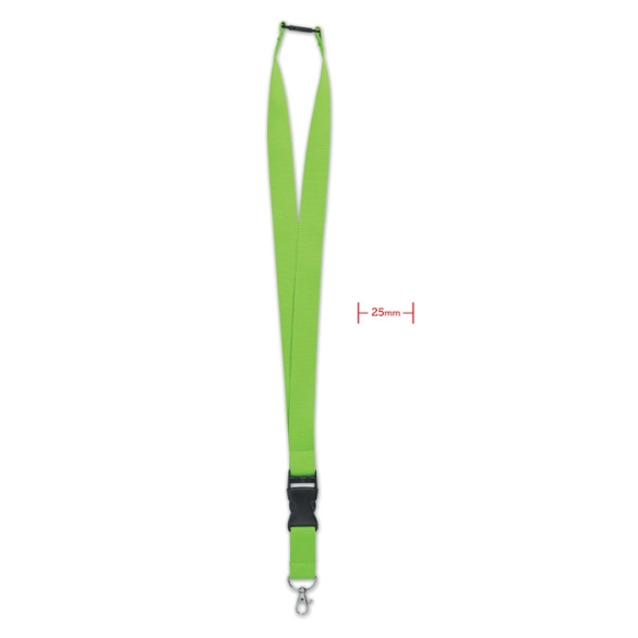 WIDE LANY, Lanyard crochet métal 25mm