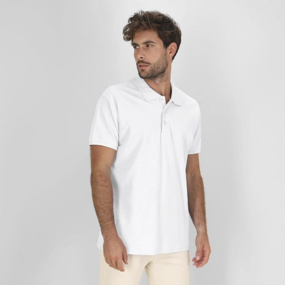 Polo Adulte Blanc Chaplin