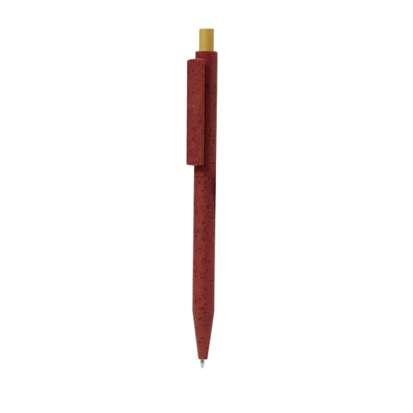 Stylo en paille de blé et bambou "Bouteflex"