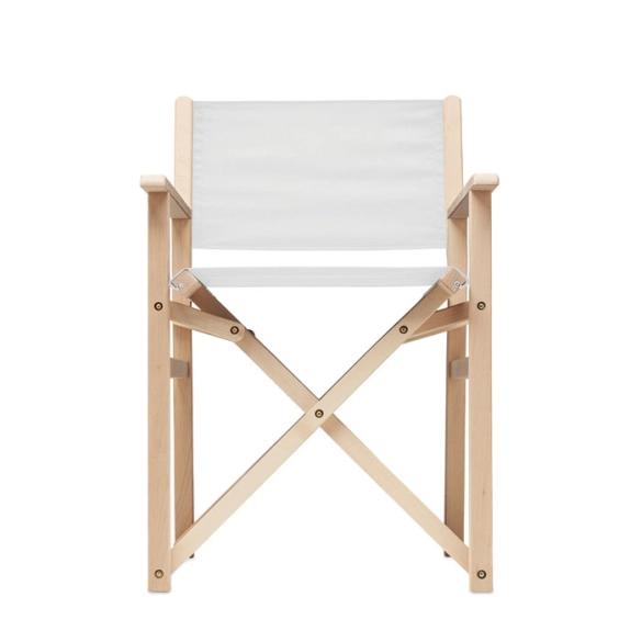 RIMIES, Chaise de plage pliable en bois