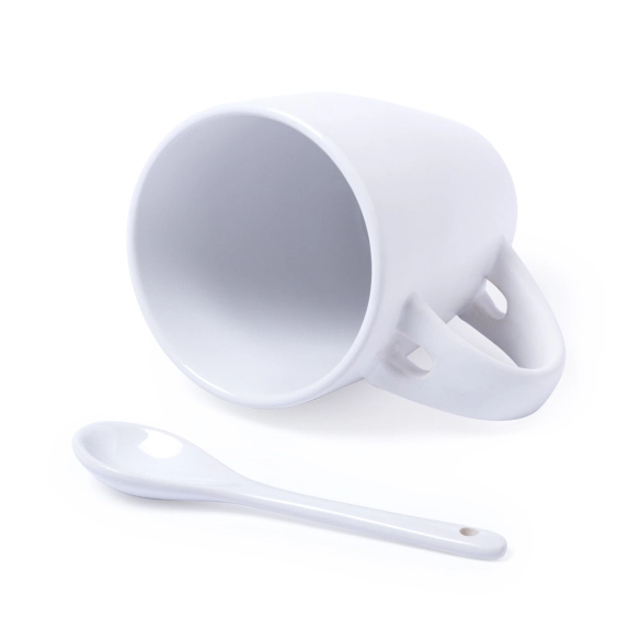 Tasse avec cuillère intégrée 300ml "Planora"