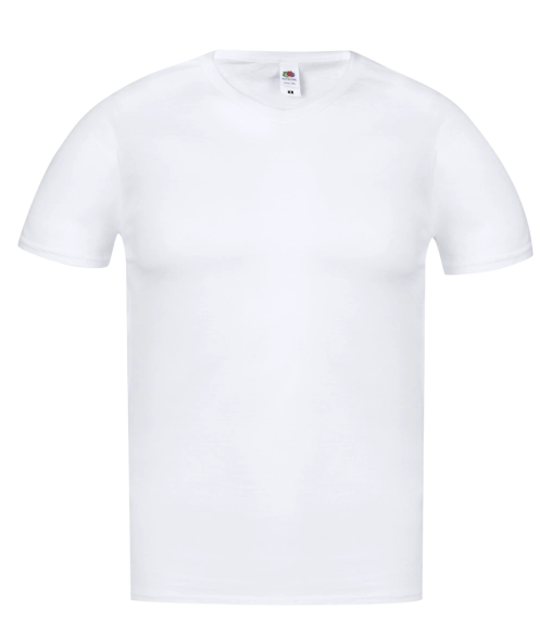 T-Shirt Adulte Blanc Iconic V-Neck