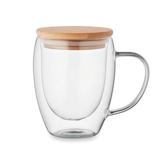 Tasse en verre double paroi 250ml "Avelia"